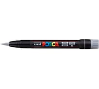 Художественный акриловый маркер UNI POSCA PCF-350, серебряный, кисть 149688