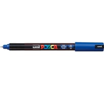 Художественный акриловый маркер UNI POSCA PC-1MR, синий, 0.7 мм, игольчатый наконечник 149669