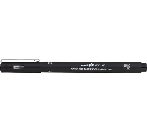 Линер UNI PIN 02 - 200 S чёрный, 0.2 мм 141530 1