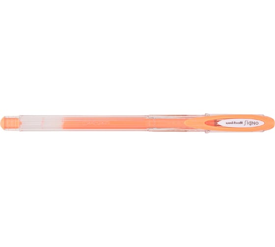 Художественная гелевая ручка UNI Signo Angelic Colour UM-120, пастель оранжевый, 0.7 мм 69869 1