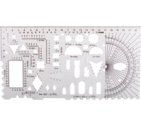 Офицерская линейка Стамм №2 курсантская, печатная шкала ТТ04