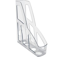 Вертикальный лоток для бумаг Стамм Лидер, прозрачный ЛТ130