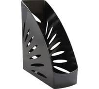 Вертикальный лоток для бумаг Стамм Тропик, черный ЛТ350