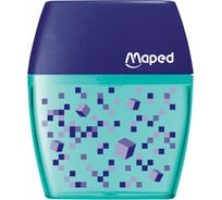 Точилка с контейнером ОФИСМАГ MAPED Pixel Party (Франция), 2 отверстия, яркий цвет корпуса 035023 272971