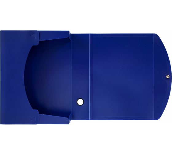 Короб архивный BRAUBERG 330х245х70мм, пластик, разборный, до 600 листов, синий, 0.9 мм, EXTRA 272893