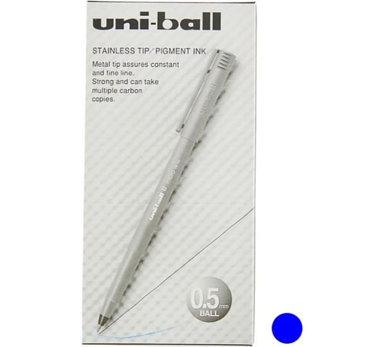 Набор роллеров UNI Ball II Micro UB-104, синий, 0.5 мм, 66253