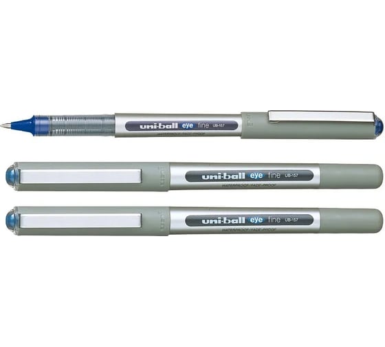 Набор роллеров UNI Ball Eye UB-157, синий, 0.7 мм, 3 шт 166026