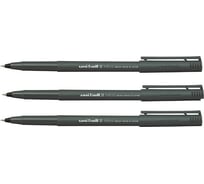 Набор роллеров UNI Ball II Micro UB-104, черный, 0.5 мм, 3 шт 166123