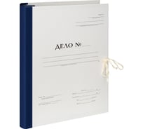 Архивная папка OfficeSpace для переплета Форма 21, с гребешками, 4 отверстия, с 2 завязками 255995