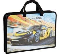 Папка с ручками на молнии ArtSpace Racing А4, пластик, 75 мм ПТ-14_4_29559