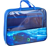 Папка с ручками на молнии ArtSpace Super car А4, полиэстер, 50 мм ПТР-111_29452