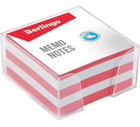 Блок для записи BERLINGO Standard 9х9х4.5 см, пластиковый бокс, цветной ZP7613