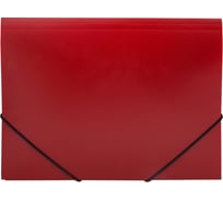 Папка OfficeSpace на резинке А4, 500 мкм, красная FE4_328