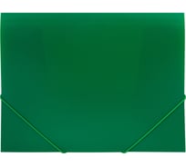 Папка OfficeSpace на резинке А4, 500 мкм, зеленая FE3_327
