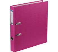 Папка-регистратор OfficeSpace 50 мм, бумвинил, с карманом на корешке, розовая 289632