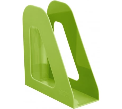 Вертикальный лоток для бумаг Стамм Фаворит зеленый Kiwi ЛТ720