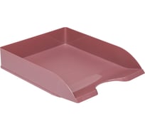 Горизонтальный лоток для бумаг Стамм Дельта Voyage Agra бордовый ЛТ643