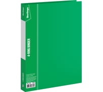 Папка на 4-х кольцах BERLINGO Standard 25 мм, 700 мкм, зеленая ABp_42104
