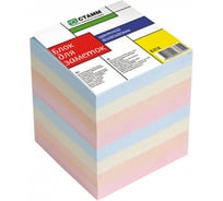 Блок для записи Стамм 8х8х8 см, цветной БЗ18
