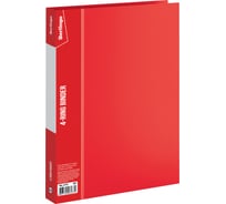 Папка на 4-х кольцах BERLINGO Standard 25 мм, 700 мкм, красная ABp_42103