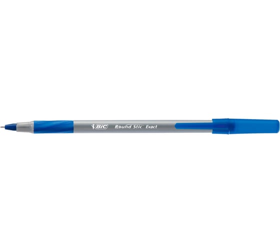 Ручка шариковая ОФИСМАГ BIC Round Stic Exact, комплект 20 шт синяя, узел 0,7 мм, линия письма 0,28 мм 880484