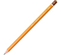 Карандаш чернографитный ОФИСМАГ H KOH-I-NOOR 1500, выгодная упаковка, комплект 12 шт 880469