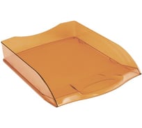 Горизонтальный лоток для бумаг OfficeSpace Colorful тонированный оранжевый HT_33848