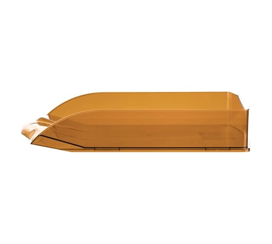 Горизонтальный лоток для бумаг OfficeSpace Colorful тонированный оранжевый HT_33848