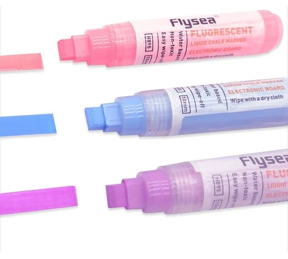 Маркер для временной маркировки Flysea Liquid Chalk, наконечник 10,0 мм, цвет зеленый H-895-green