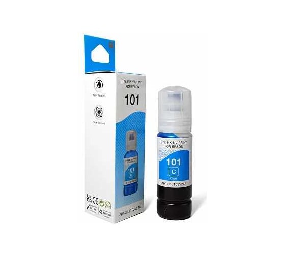 Чернила NV Print NVP 101, для Epson L4150, 70 мл, Cyan, в коробке, совместимые NV-C13T03V24A