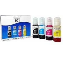 Чернила NV Print NVP 101 для принтеров Epson, набор 4 цвета по 100 мл совместимые NV-INK101-4100