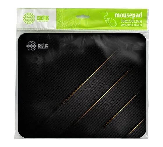 Коврик для мыши Cactus Gold Geometry 300x250x2 мм CS-MPC-P04M 2064781