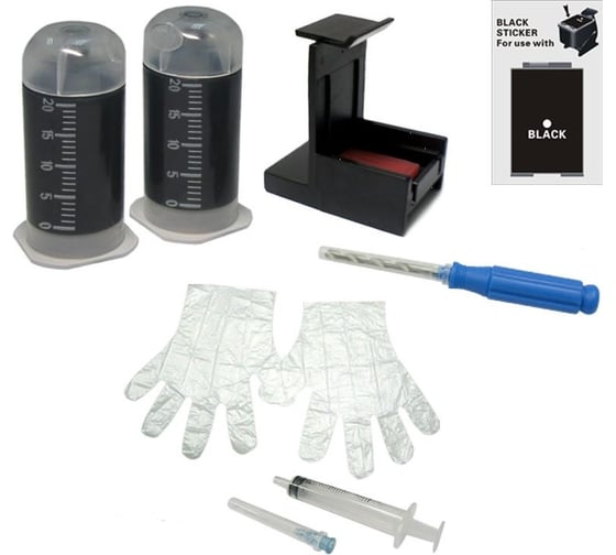 Заправочный набор Solution print Canon SK-C-PG-37/ PG-40/ PG-50 (Bk) 247718 1