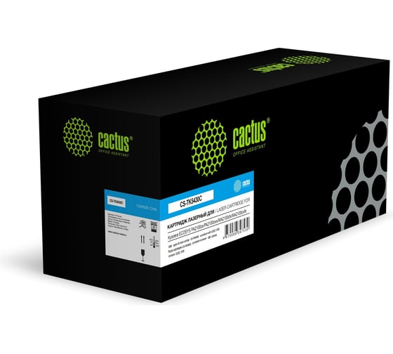 Картридж лазерный Cactus CS-TK5430C TK-5430C голубой, 1250 стр., для Kyocera Ecosys PA2100cx/PA2100cw 2067197 1