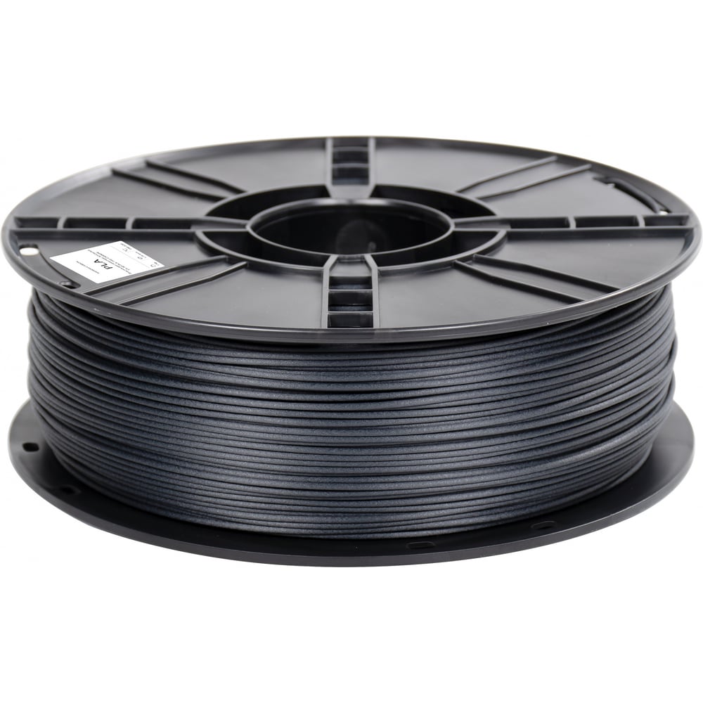 Пластик Cactus CS-3D-PLA-1KG-CARBON PLA/1.75 мм/1 кг/326 м/карбоновый ...