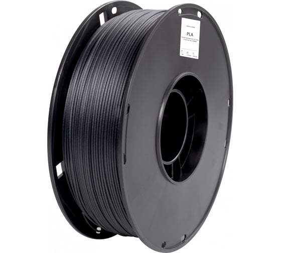 Пластик Cactus CS-3D-PLA-1KG-CARBON PLA/1.75 мм/1 кг/326 м/карбоновый 2061754