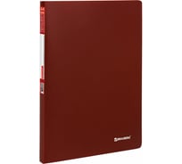 Папка BRAUBERG 20 вкладышей Office, красная, 0.5 мм 271325