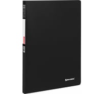 Папка BRAUBERG 20 вкладышей Office, черная, 0.5 мм 271324