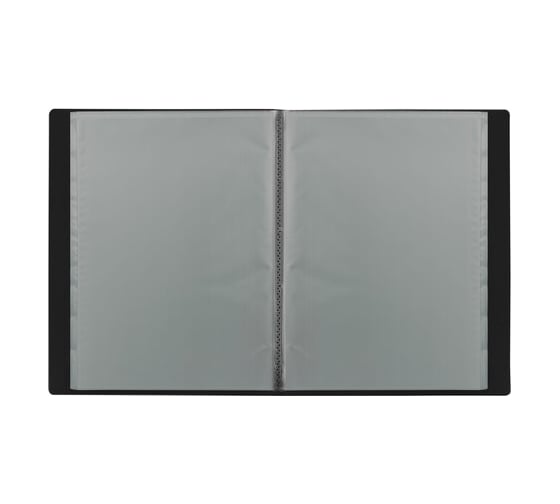 Папка BRAUBERG 20 вкладышей Office, черная, 0.5 мм 271324