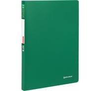 Папка BRAUBERG 30 вкладышей Office, зеленая, 0.5 мм 271326
