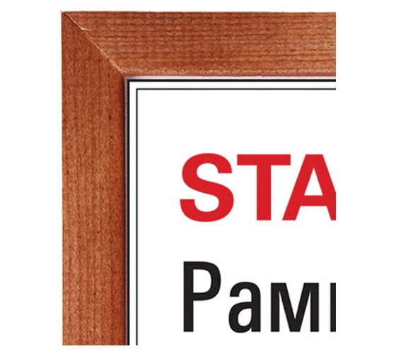 Рамка STAFF 21х30 см, дерево, багет 20 мм, темно-коричневая, стекло 390716