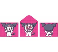 Папка-конверт ОФИСМАГ с двухсторонней печатью и кнопкой Kuromi, А4, 180 мкм, CNT 75704 273993