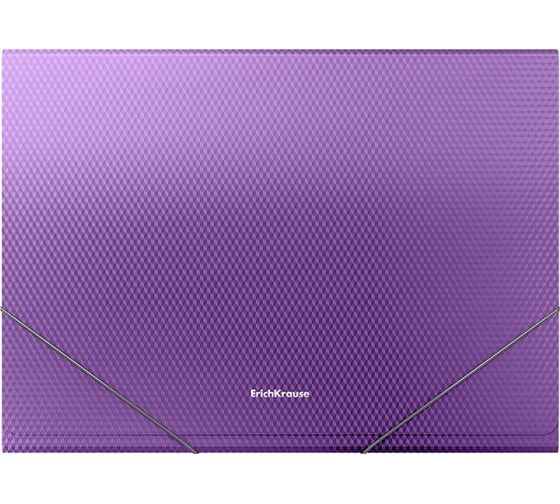 Пластиковая папка-картотека ErichKrause Diamond Vivid с 7 отделениями, A4, ассорти (в пакете по 4 шт) 50418 1