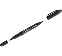 Двухсторонний перманентный маркер OfficeSpace черный, пулевидный, 0,8/2,2 мм DPM_1574BL