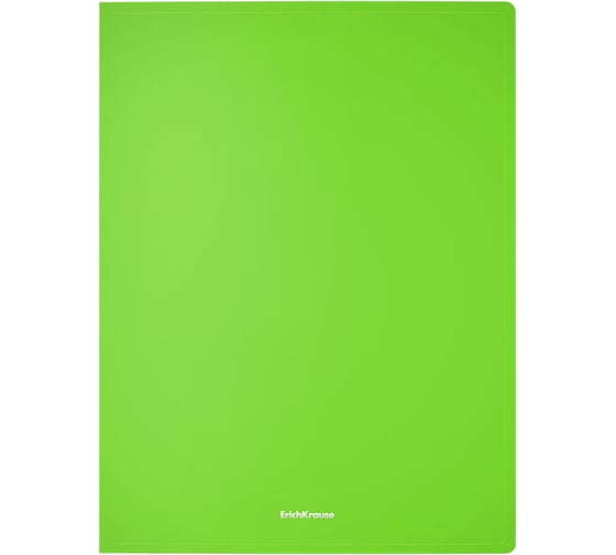Пластиковая папка ErichKrause Matt Neon с боковым зажимом, A4, ассорти (в пакете по 4 шт) 50138 1
