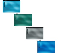 Zip-пакет пластиковый ErichKrause Glossy Ice Metallic, Card Size, непрозрачный, ассорти, 12 шт 54986