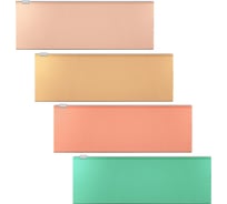 Zip-пакет пластиковый ErichKrause Matt Powder, 230x70мм, непрозрачный, ассорти, 12 шт 55013