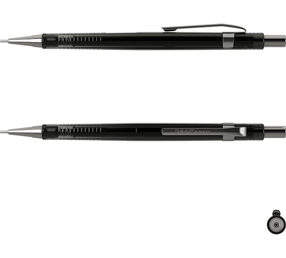 Карандаш механический ErichKrause Black Pointer 0.5 мм, НВ (в коробке по 12 шт.) 22005