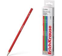 Графитный карандаш пластиковый ErichKrause Классика, шестигранный, ТМ 55266