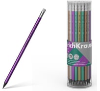 Графитный карандаш пластиковый ErichKrause JOY® Металлик, круглый, с ластиком, ТМ 55274